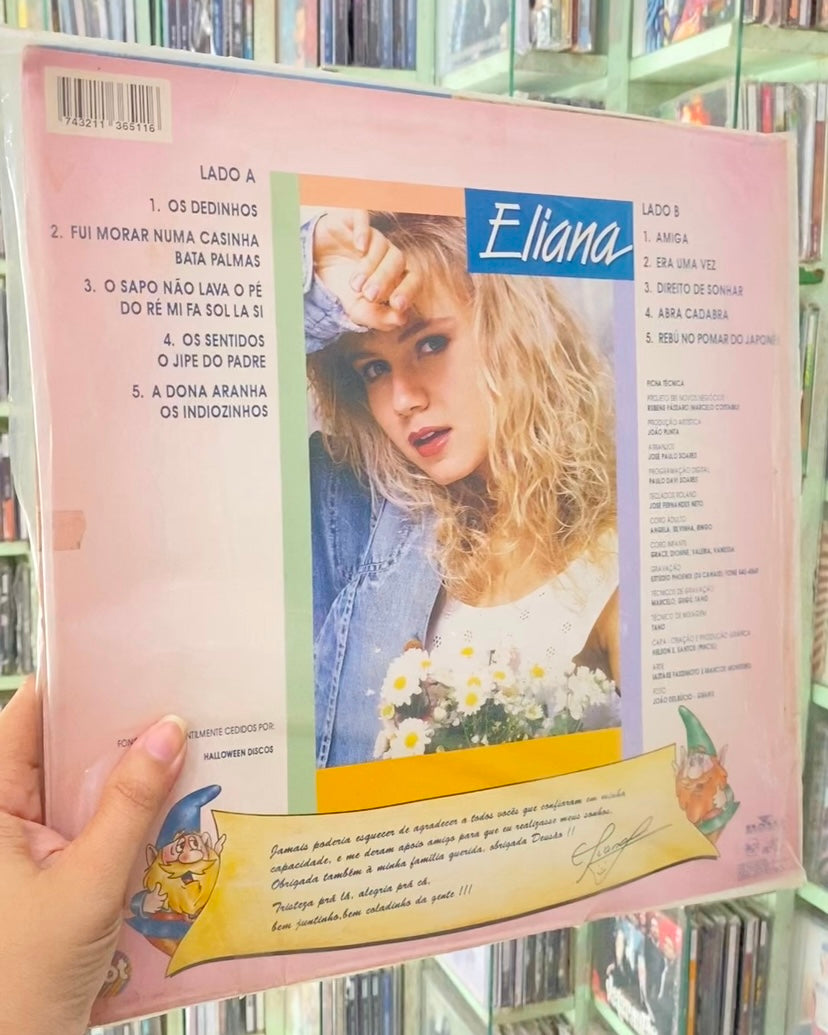 LP Vinil Eliana - Os Dedinhos
